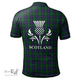 Scottish Shaw Clan It's In My DNA - DNA In Me Crest Tartan Polo Shirt Scottish Plaid Tartan Plaid - ScotsTee - scotstee.com