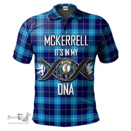 Scottish McKerrell Clan It's In My DNA - DNA In Me Crest Tartan Polo Shirt Scottish Plaid Tartan Plaid - ScotsTee - scotstee.com