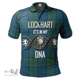 Scottish Lockhart Clan It's In My DNA - DNA In Me Crest Tartan Polo Shirt Scottish Plaid Tartan Plaid - ScotsTee - scotstee.com