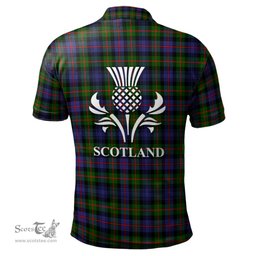 Scottish Fleming Clan It's In My DNA - DNA In Me Crest Tartan Polo Shirt Scottish Plaid Tartan Plaid - ScotsTee - scotstee.com