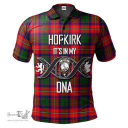 Scottish Hopkirk Clan It's In My DNA - DNA In Me Crest Tartan Polo Shirt Scottish Plaid Tartan Plaid - ScotsTee - scotstee.com