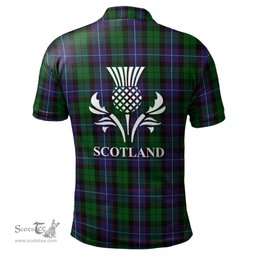Scottish Galbraith Clan It's In My DNA - DNA In Me Crest Tartan Polo Shirt Scottish Plaid Tartan Plaid - ScotsTee - scotstee.com