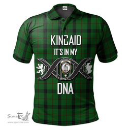 Scottish Kincaid Clan It's In My DNA - DNA In Me Crest Tartan Polo Shirt Scottish Plaid Tartan Plaid - ScotsTee - scotstee.com