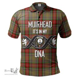 Scottish Muirhead Old Clan It's In My DNA - DNA In Me Crest Tartan Polo Shirt Scottish Plaid Tartan Plaid - ScotsTee - scotstee.com