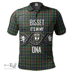 Scottish Bisset Clan It's In My DNA - DNA In Me Crest Tartan Polo Shirt Scottish Plaid Tartan Plaid - ScotsTee - scotstee.com