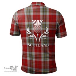 Scottish MacLean of Duart Dress Red Clan It's In My DNA - DNA In Me Crest Tartan Polo Shirt Scottish Plaid Tartan Plaid - ScotsTee - scotstee.com
