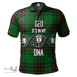 Scottish Ged Clan It's In My DNA - DNA In Me Crest Tartan Polo Shirt Scottish Plaid Tartan Plaid - ScotsTee - scotstee.com