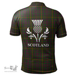 Scottish Hall Clan It's In My DNA - DNA In Me Crest Tartan Polo Shirt Scottish Plaid Tartan Plaid - ScotsTee - scotstee.com