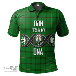 Scottish Don Clan It's In My DNA - DNA In Me Crest Tartan Polo Shirt Scottish Plaid Tartan Plaid - ScotsTee - scotstee.com