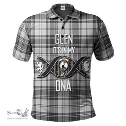 Scottish Glen Clan It's In My DNA - DNA In Me Crest Tartan Polo Shirt Scottish Plaid Tartan Plaid - ScotsTee - scotstee.com