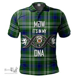 Scottish Mow Clan It's In My DNA - DNA In Me Crest Tartan Polo Shirt Scottish Plaid Tartan Plaid - ScotsTee - scotstee.com