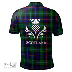 Scottish Calder Modern Clan It's In My DNA - DNA In Me Crest Tartan Polo Shirt Scottish Plaid Tartan Plaid - ScotsTee - scotstee.com