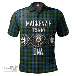 Scottish Mackenzie Clan It's In My DNA - DNA In Me Crest Tartan Polo Shirt Scottish Plaid Tartan Plaid - ScotsTee - scotstee.com