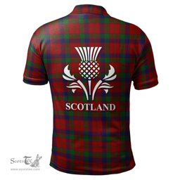 Scottish Robertson Clan It's In My DNA - DNA In Me Crest Tartan Polo Shirt Scottish Plaid Tartan Plaid - ScotsTee - scotstee.com