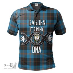 Scottish Garden Clan It's In My DNA - DNA In Me Crest Tartan Polo Shirt Scottish Plaid Tartan Plaid - ScotsTee - scotstee.com