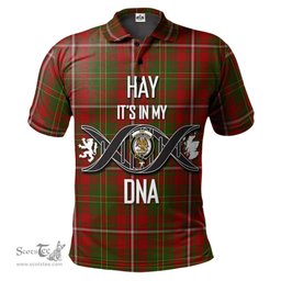 Scottish Hay Clan It's In My DNA - DNA In Me Crest Tartan Polo Shirt Scottish Plaid Tartan Plaid - ScotsTee - scotstee.com