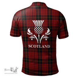 Scottish MacQueen Clan It's In My DNA - DNA In Me Crest Tartan Polo Shirt Scottish Plaid Tartan Plaid - ScotsTee - scotstee.com