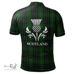 Scottish MacAulay Hunting Clan It's In My DNA - DNA In Me Crest Tartan Polo Shirt Scottish Plaid Tartan Plaid - ScotsTee - scotstee.com