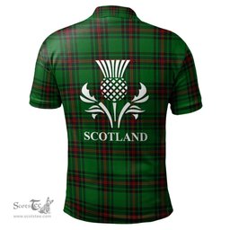 Scottish Kirkcaldy Clan It's In My DNA - DNA In Me Crest Tartan Polo Shirt Scottish Plaid Tartan Plaid - ScotsTee - scotstee.com