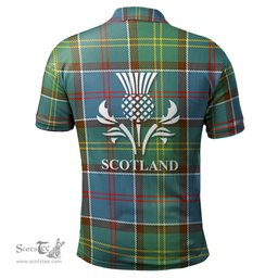 Scottish Colville Clan It's In My DNA - DNA In Me Crest Tartan Polo Shirt Scottish Plaid Tartan Plaid - ScotsTee - scotstee.com