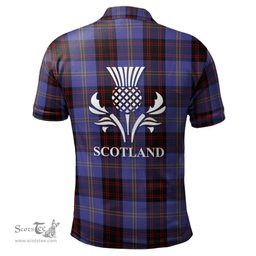 Scottish Rutherford Clan It's In My DNA - DNA In Me Crest Tartan Polo Shirt Scottish Plaid Tartan Plaid - ScotsTee - scotstee.com
