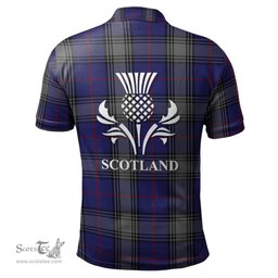 Scottish Kinnaird Clan It's In My DNA - DNA In Me Crest Tartan Polo Shirt Scottish Plaid Tartan Plaid - ScotsTee - scotstee.com