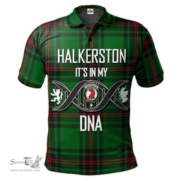 Scottish Halkerston Clan It's In My DNA - DNA In Me Crest Tartan Polo Shirt Scottish Plaid Tartan Plaid - ScotsTee - scotstee.com