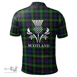 Scottish Farquharson Clan It's In My DNA - DNA In Me Crest Tartan Polo Shirt Scottish Plaid Tartan Plaid - ScotsTee - scotstee.com