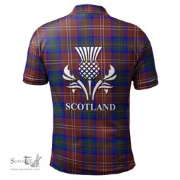 Scottish Chisholm Hunting Modern Clan It's In My DNA - DNA In Me Crest Tartan Polo Shirt Scottish Plaid Tartan Plaid - ScotsTee - scotstee.com