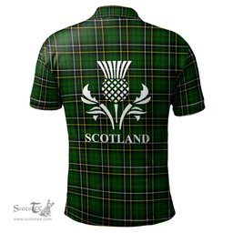 Scottish MacAlpin Modern Clan It's In My DNA - DNA In Me Crest Tartan Polo Shirt Scottish Plaid Tartan Plaid - ScotsTee - scotstee.com