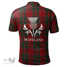 Scottish Dundas Red Clan It's In My DNA - DNA In Me Crest Tartan Polo Shirt Scottish Plaid Tartan Plaid - ScotsTee - scotstee.com