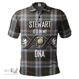 Scottish Stewart of Appin Dress Clan It's In My DNA - DNA In Me Crest Tartan Polo Shirt Scottish Plaid Tartan Plaid - ScotsTee - scotstee.com