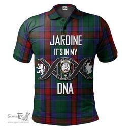 Scottish Jardine Dress Clan It's In My DNA - DNA In Me Crest Tartan Polo Shirt Scottish Plaid Tartan Plaid - ScotsTee - scotstee.com