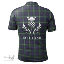 Scottish Campbell Argyll Modern Clan It's In My DNA - DNA In Me Crest Tartan Polo Shirt Scottish Plaid Tartan Plaid - ScotsTee - scotstee.com