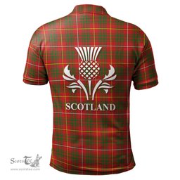 Scottish Bruce Modern Clan It's In My DNA - DNA In Me Crest Tartan Polo Shirt Scottish Plaid Tartan Plaid - ScotsTee - scotstee.com