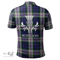 Scottish Baird Dress Clan It's In My DNA - DNA In Me Crest Tartan Polo Shirt Scottish Plaid Tartan Plaid - ScotsTee - scotstee.com