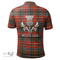 Scottish MacPherson Weathered Clan It's In My DNA - DNA In Me Crest Tartan Polo Shirt Scottish Plaid Tartan Plaid - ScotsTee - scotstee.com