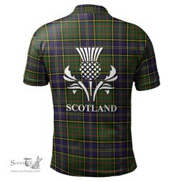 Scottish MacMillan Hunting Modern Clan It's In My DNA - DNA In Me Crest Tartan Polo Shirt Scottish Plaid Tartan Plaid - ScotsTee - scotstee.com