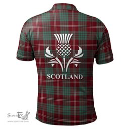 Scottish Crawford Modern of NewZealand Clan It's In My DNA - DNA In Me Crest Tartan Polo Shirt Scottish Plaid Tartan Plaid - ScotsTee - scotstee.com