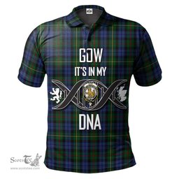 Scottish Gow Hunting Clan It's In My DNA - DNA In Me Crest Tartan Polo Shirt Scottish Plaid Tartan Plaid - ScotsTee - scotstee.com