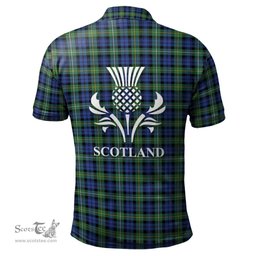 Scottish Campbell Argyll Ancient Clan It's In My DNA - DNA In Me Crest Tartan Polo Shirt Scottish Plaid Tartan Plaid - ScotsTee - scotstee.com