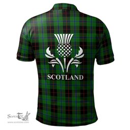 Scottish Douglas Black Clan It's In My DNA - DNA In Me Crest Tartan Polo Shirt Scottish Plaid Tartan Plaid - ScotsTee - scotstee.com