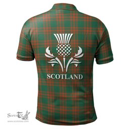 Scottish Menzies Green Ancient Clan It's In My DNA - DNA In Me Crest Tartan Polo Shirt Scottish Plaid Tartan Plaid - ScotsTee - scotstee.com