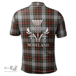 Scottish Stewart Dress Clan It's In My DNA - DNA In Me Crest Tartan Polo Shirt Scottish Plaid Tartan Plaid - ScotsTee - scotstee.com
