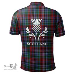 Scottish Gordon Red Clan It's In My DNA - DNA In Me Crest Tartan Polo Shirt Scottish Plaid Tartan Plaid - ScotsTee - scotstee.com