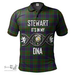 Scottish Stewart of Appin Hunting Clan It's In My DNA - DNA In Me Crest Tartan Polo Shirt Scottish Plaid Tartan Plaid - ScotsTee - scotstee.com