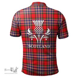 Scottish MacFarlane Modern Clan It's In My DNA - DNA In Me Crest Tartan Polo Shirt Scottish Plaid Tartan Plaid - ScotsTee - scotstee.com