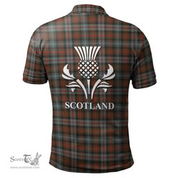 Scottish Murray of Atholl Weathered Clan It's In My DNA - DNA In Me Crest Tartan Polo Shirt Scottish Plaid Tartan Plaid - ScotsTee - scotstee.com