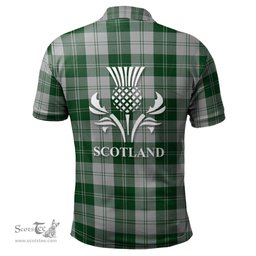 Scottish Erskine Green Clan It's In My DNA - DNA In Me Crest Tartan Polo Shirt Scottish Plaid Tartan Plaid - ScotsTee - scotstee.com