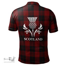 Scottish Cameron Black and Red Clan It's In My DNA - DNA In Me Crest Tartan Polo Shirt Scottish Plaid Tartan Plaid - ScotsTee - scotstee.com